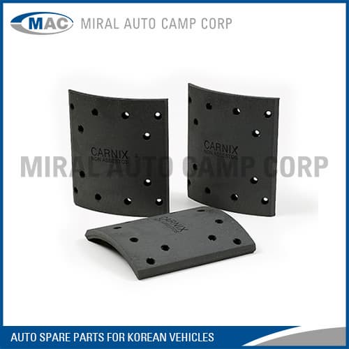 All Kinds of Brake Lining for Korean Vehicles - Miral Auto Camp Corp